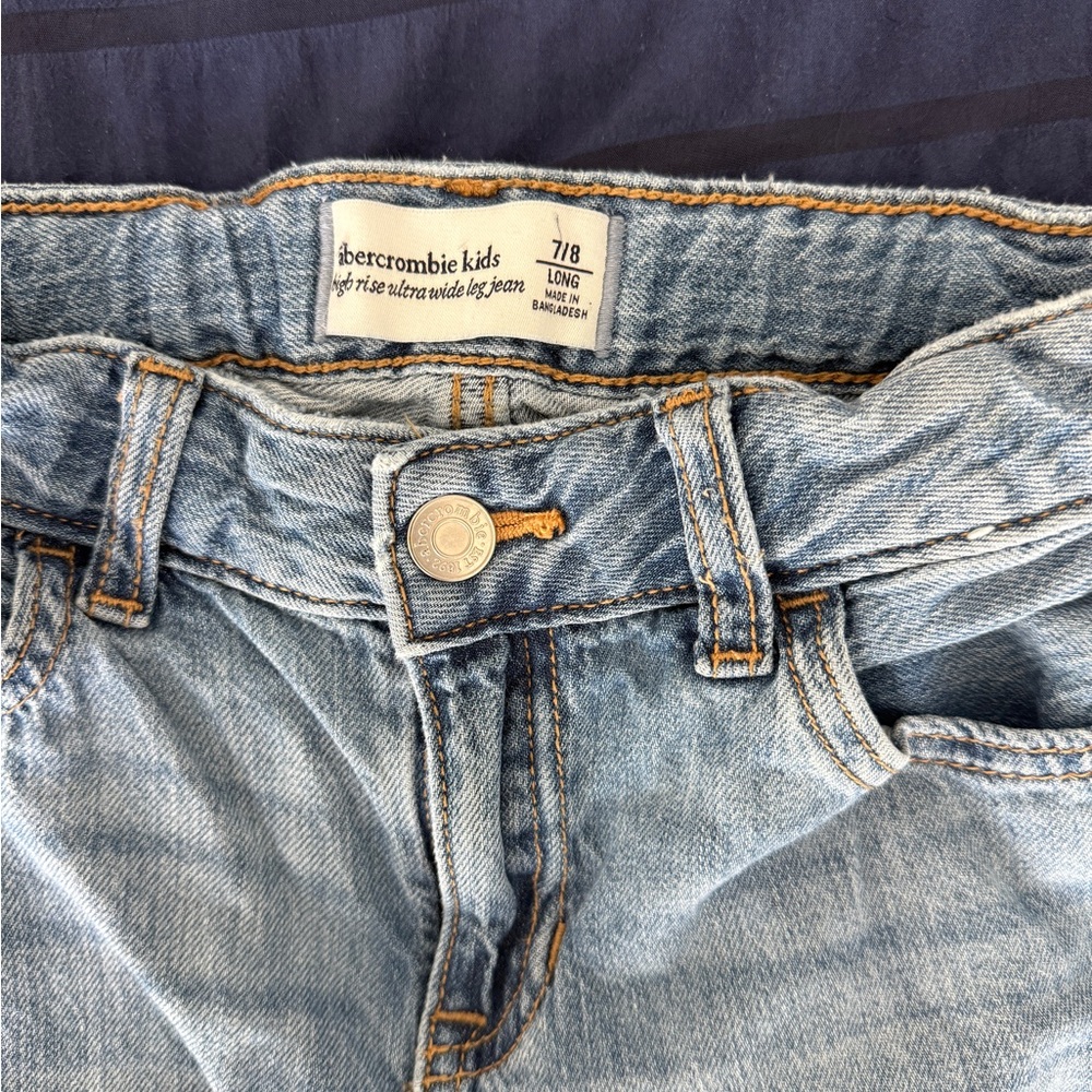 Abercrombie Kids Denim Jeans with Button Detail